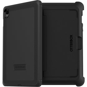 OtterBox Defender for Samsung Galaxy Tab S10 FE with built-in screen protector protects the display.
