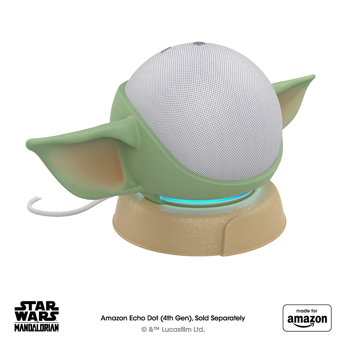 OtterBox Den Series non-slip base helps Echo Dot stay in place during daily use.