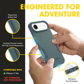 OtterBox side profile in pocket demonstrating easy pocketability and low bulk