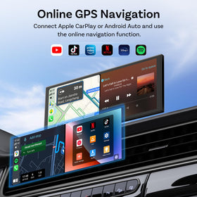 OTTOCAST 11.4 inch screen Netflix YouTube view enables entertainment during parked breaks.