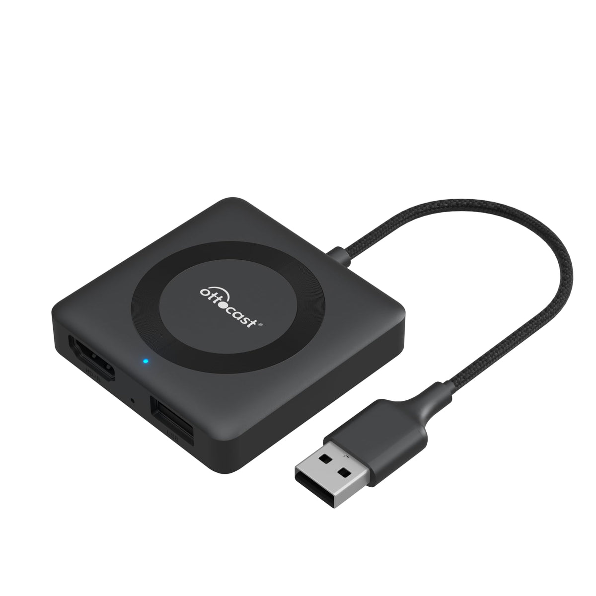 OTTOCAST Car TV Mate Max setup for seamless in-car entertainment via HDMI input.