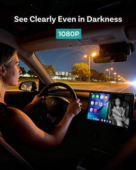 Ottocast full-screen CarPlay or baby view for focused driving.