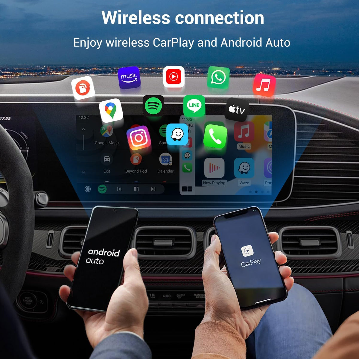 OTTOCAST HDMI input devices connect media players like Fire TV and consoles.