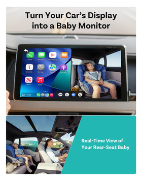 Ottocast no-glow night vision preserves baby's eyes with gentle infrared.