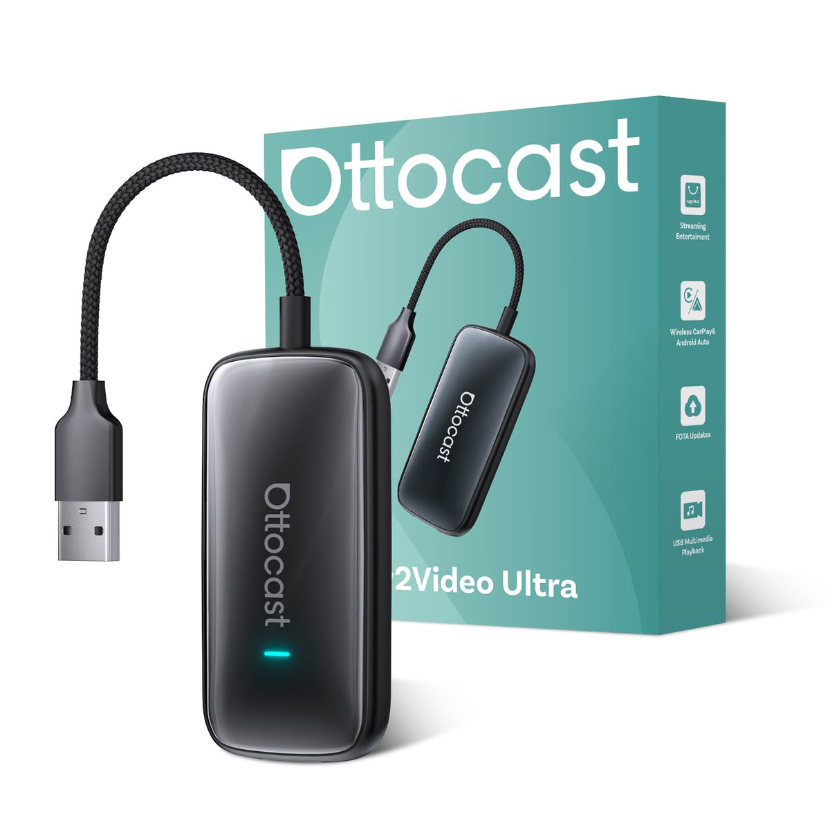 OTTOCAST Play2Video in-dash setup speeds install and clean cabin look