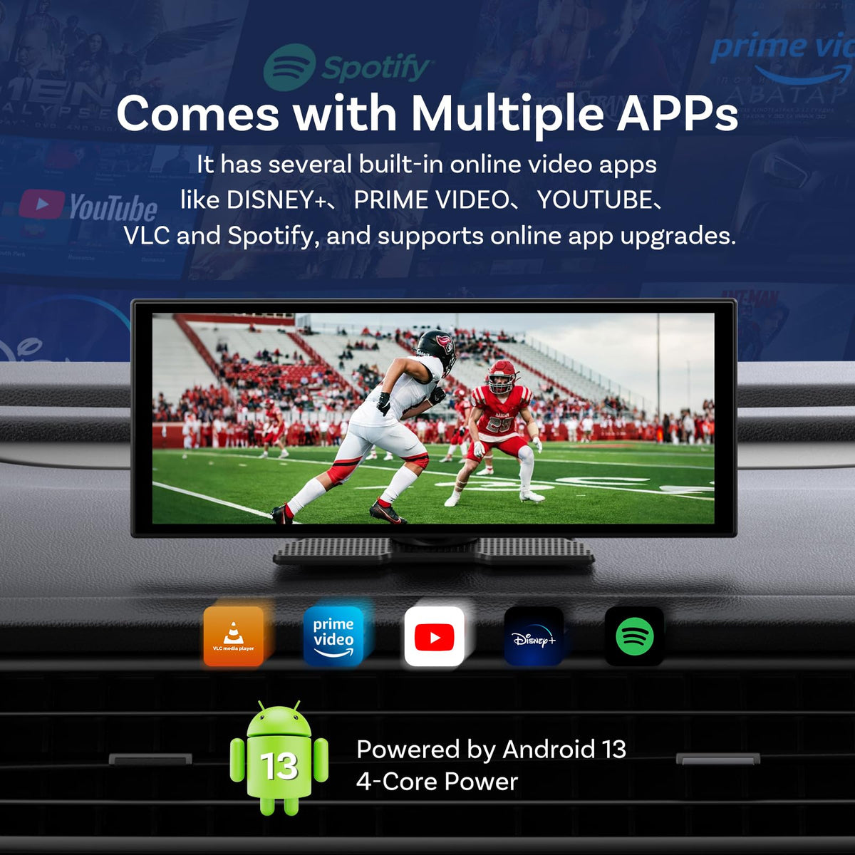 OTTOCAST ScreenFlow wireless CarPlay/Android Auto for hands-free control