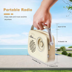 Ottosing portable radio large handle for easy carrying