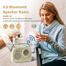 Ottosing wall-charging capability keeps the radio ready indoors
