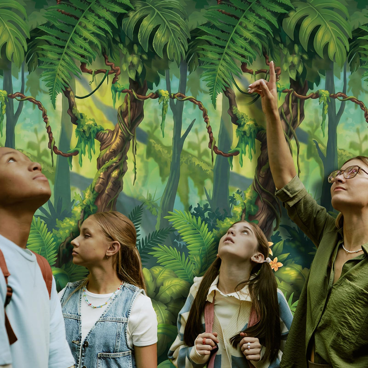 Oudain VBS 2026 themed design enhances classroom ambiance.