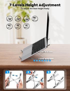 OUNSHLI 15.6-inch portable monitor dual USB-C and Mini HDMI ports for compatibility