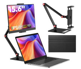 OUNSHLI 15.6 portable monitor adjustable stand ergonomic travel use