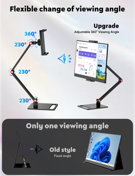 OUNSHLI one cable setup powers and displays from compatible devices