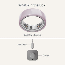 Oura Ring 4 Ceramic Petal app dashboard preview with insights.