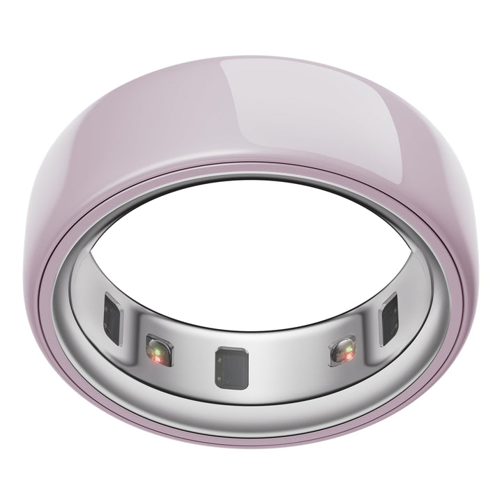Oura Ring 4 Ceramic Petal on wrist with sleep insights.