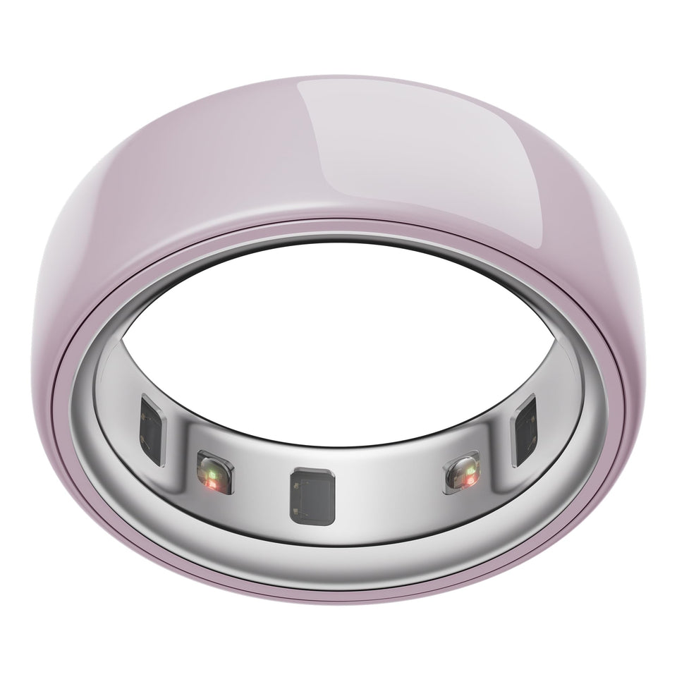 Oura Ring 4 Ceramic Petal on wrist with sleep insights.