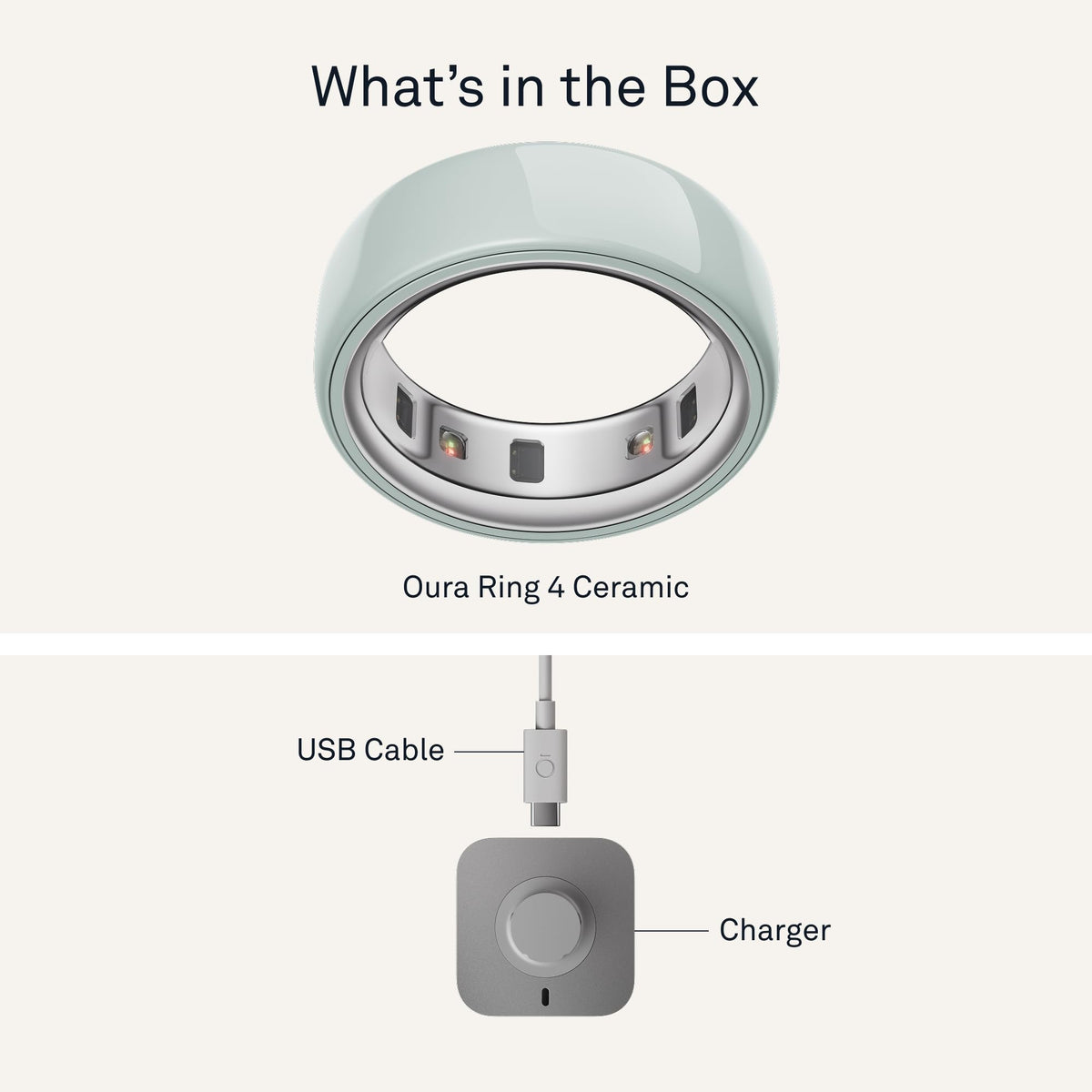 Oura Ring 4 Ceramic Tide highlights up to eight days of battery life.