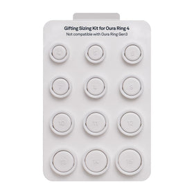 Oura Ring 4 finger size guide card—helps choose the best finger for fit.