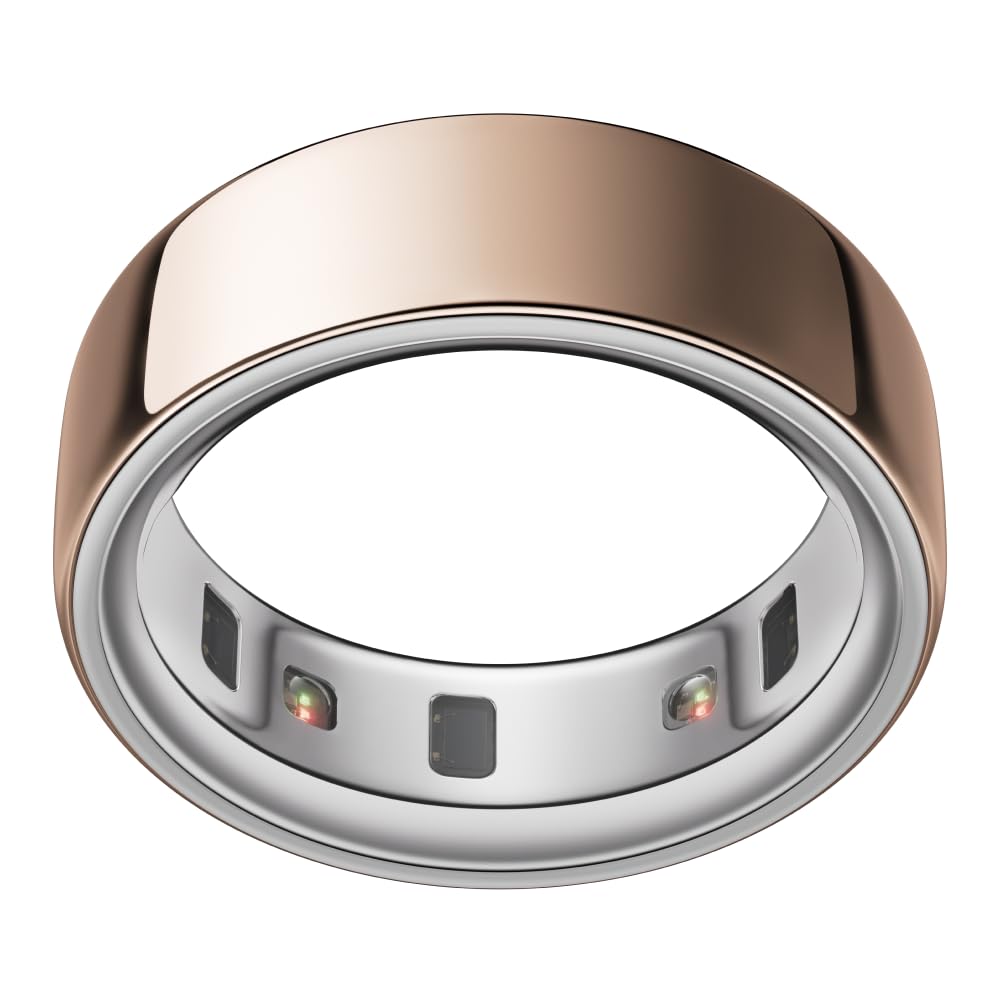 OURA Ring 4 Rose Gold closeup highlighting premium design for daily wellness tracking
