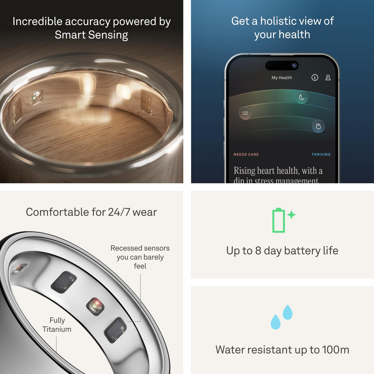 Oura Ring 4 sizing kit helps ensure a precise fit.