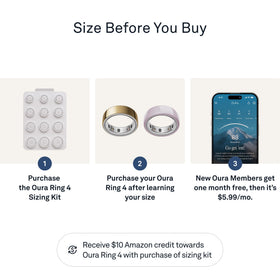 Oura Ring 4 Sizing Kit: sizing tools to select the correct finger