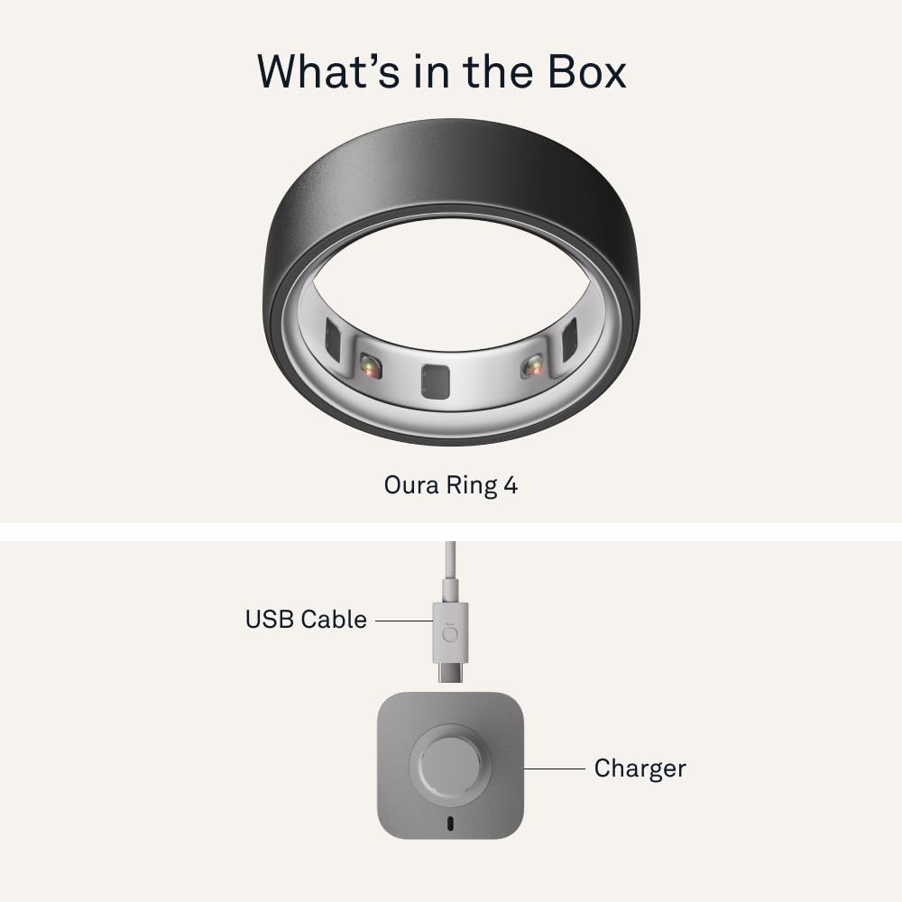 Oura Ring 4 Stealth packaging highlights premium unboxing experience.