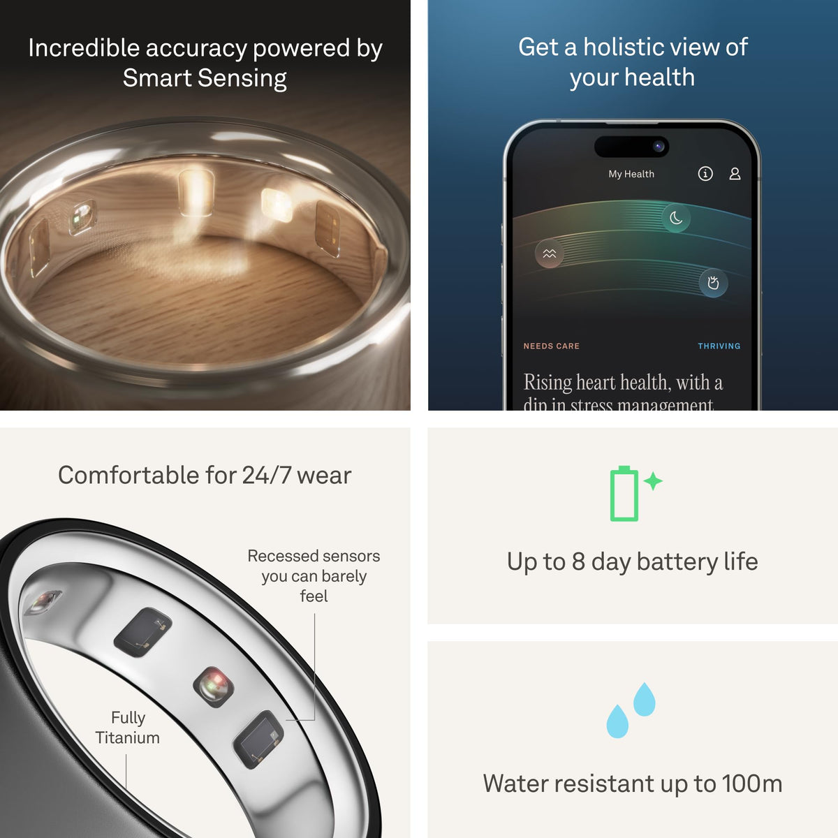 Oura Ring 4 Stealth sleep metrics visual highlights rest quality
