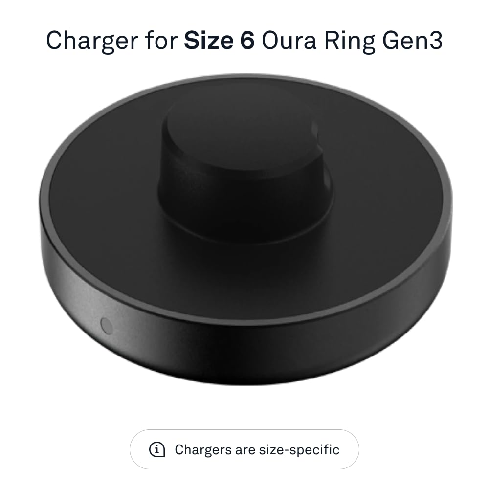 OURA Ring Gen3 Charger with USB-C cable supports reliable charging sessions.