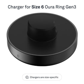 OURA Ring Gen3 Charger with USB-C cable supports reliable charging sessions.