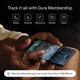 Oura Ring Gen3 Heritage packaging and box with product details