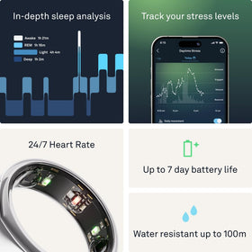Sizing kit from Oura Ring Gen3 Heritage for precise sizing