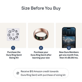 Oura Ring Gen3 Horizon sizing kit helps find the right fit for accurate data