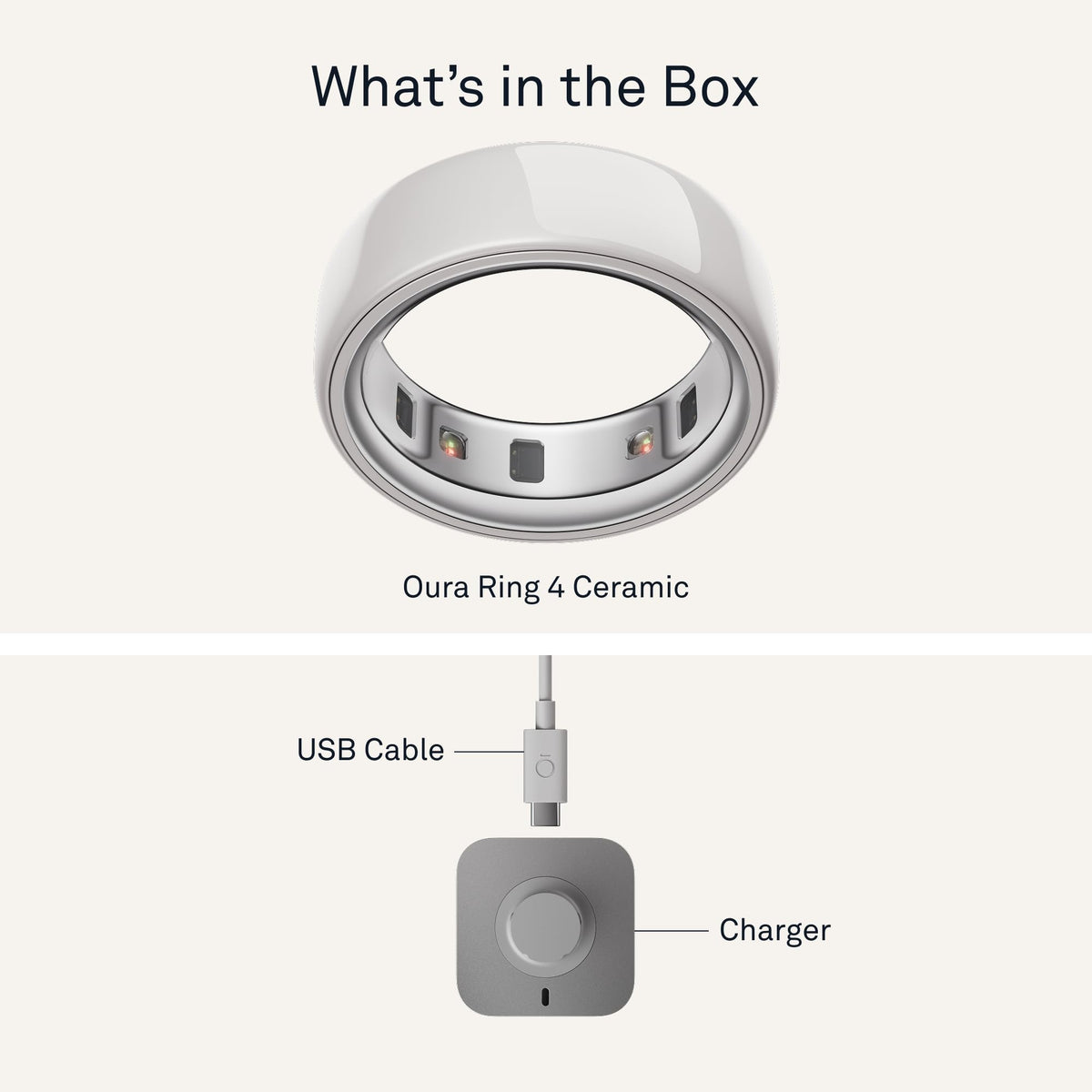 Oura Ring 4 ceramic cloud color palette showcasing style options