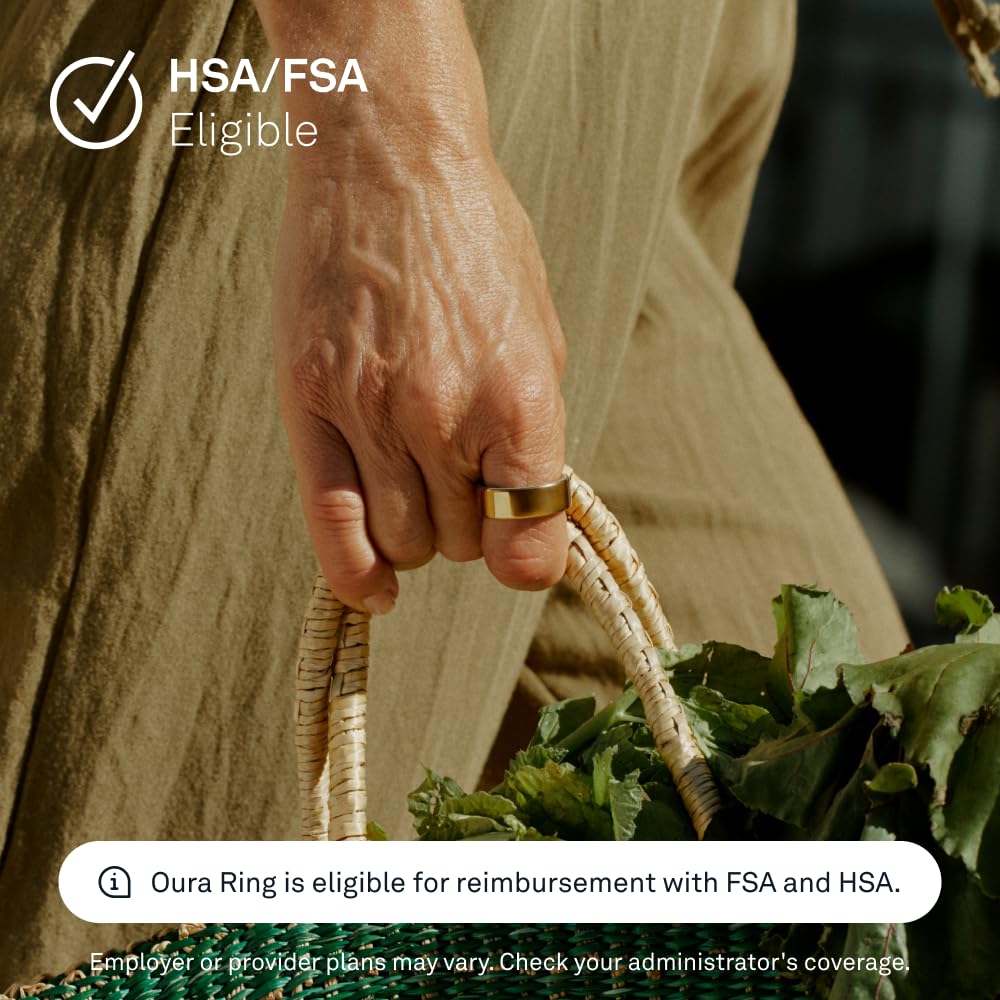 Oura Ring 4 HSA/FSA eligibility badge for eligible purchases