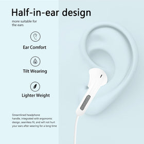 OURWORTL ergonomic in-ear fit for secure comfort during use.