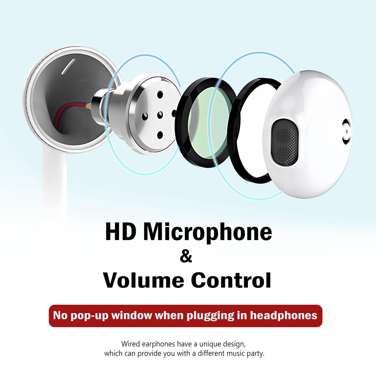 OURWORTL hi-fi sound with a DAC chip delivering clear audio and bass.