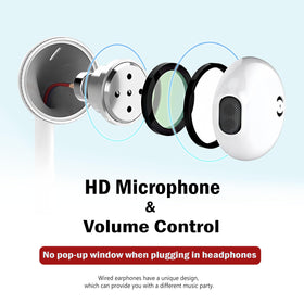 OURWORTL hi-fi sound with a DAC chip delivering clear audio and bass.