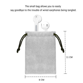 OURWORTL inline microphone and volume control for hands-free calls.