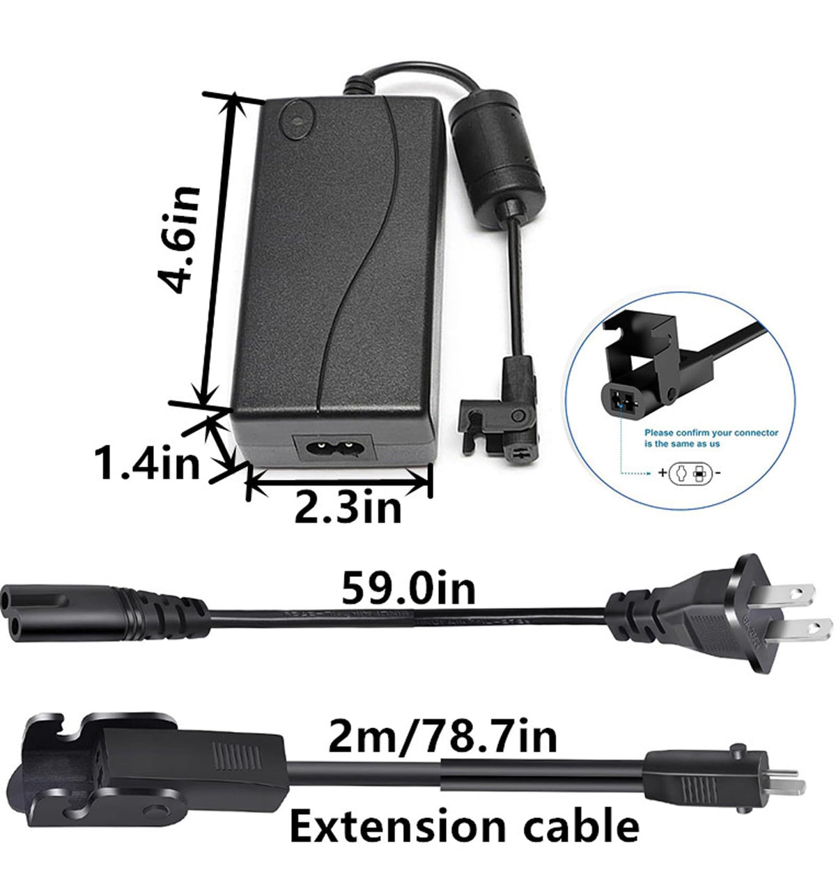 Ousaly 12-month warranty on VersaDesk power adapter for peace of mind.
