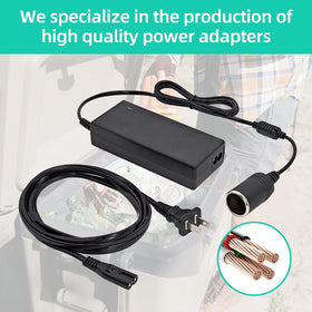 Ousaly 12V DC car adapter for Igloo Playmate keeps you powered during trips.