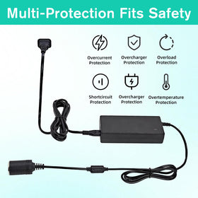 Ousaly lightweight DC adapter for Igloo cooler suits travel, dorms, and hotels.
