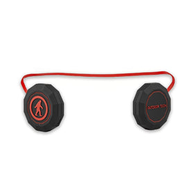 Outdoor Tech CHIPS XV front view showing compact helmet speaker for comfortable audio