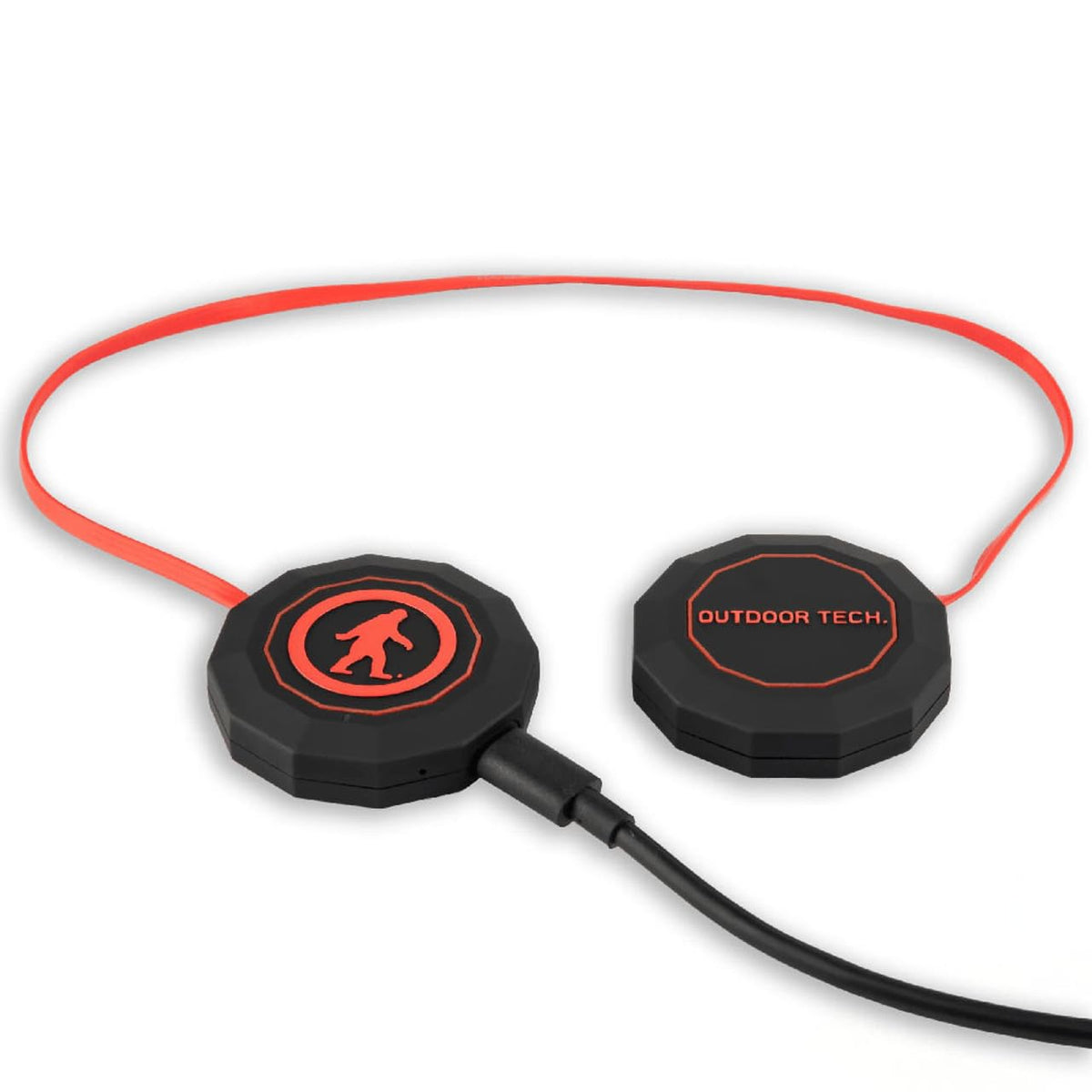 Outdoor Tech CHIPS XV in helmet during skiing showing reliable audio on the slopes