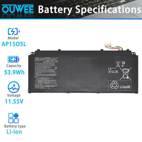 OUWEE battery connector close-up illustrating fit and secure contact benefit