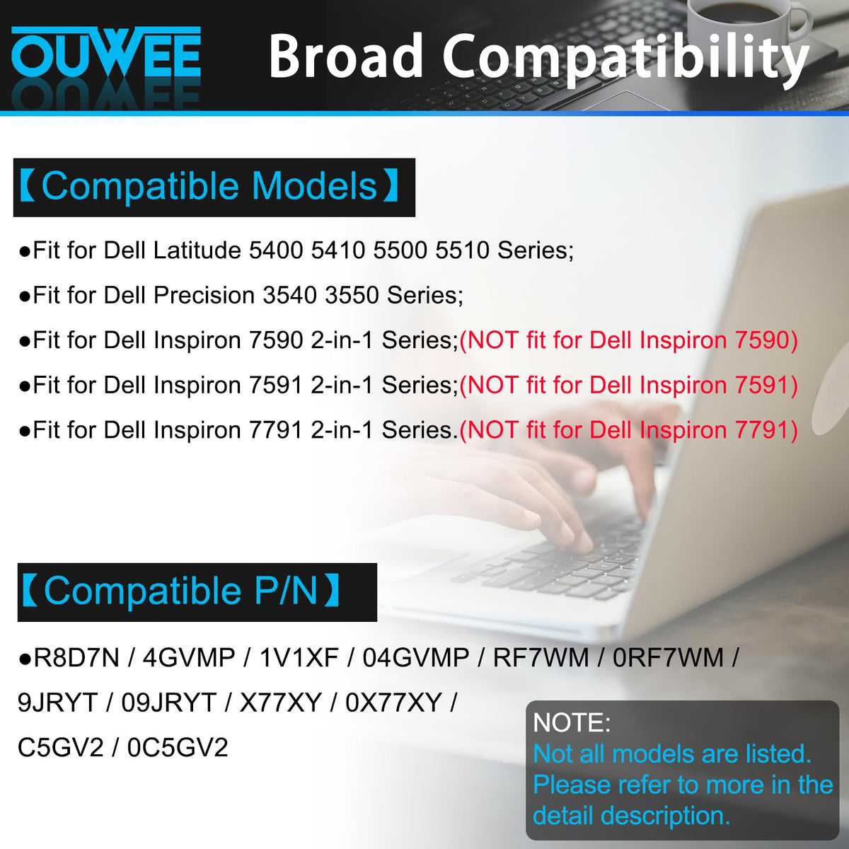 OUWEE connector close-up showing plug shape for easy fit verification