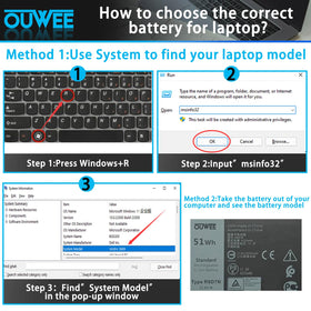 OUWEE battery installed in Dell laptop restoring usable run time