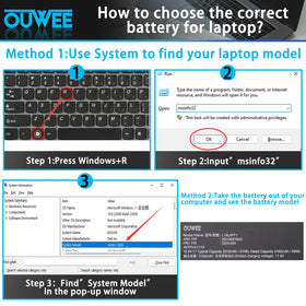 OUWEE battery installed in ThinkPad X1 Yoga illustrating easy replacement benefit