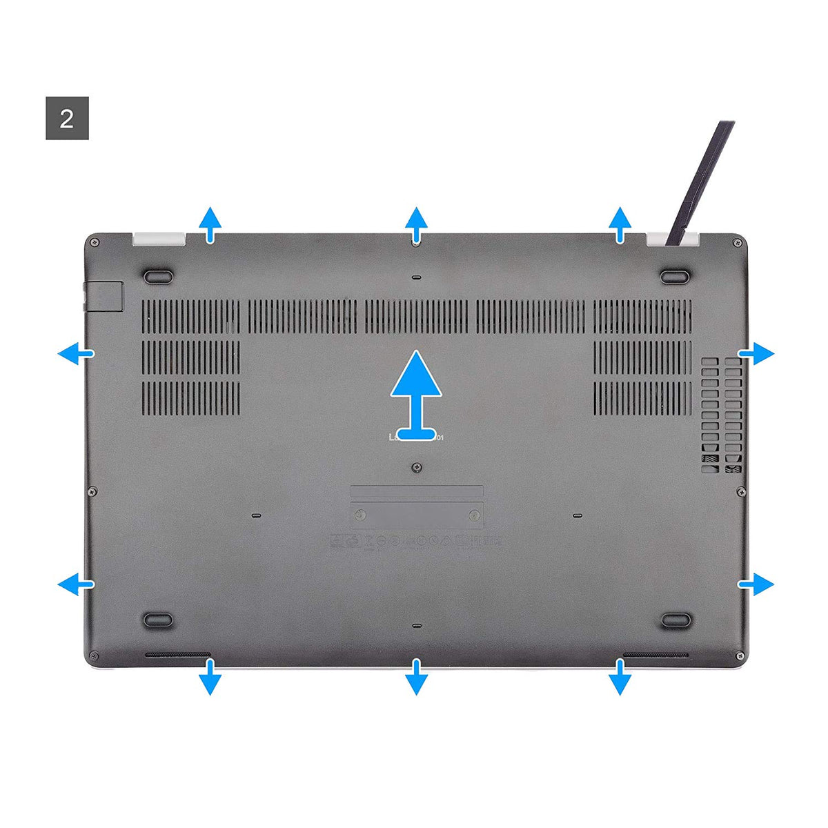 OUWEE label with compatible part numbers for quick model verification