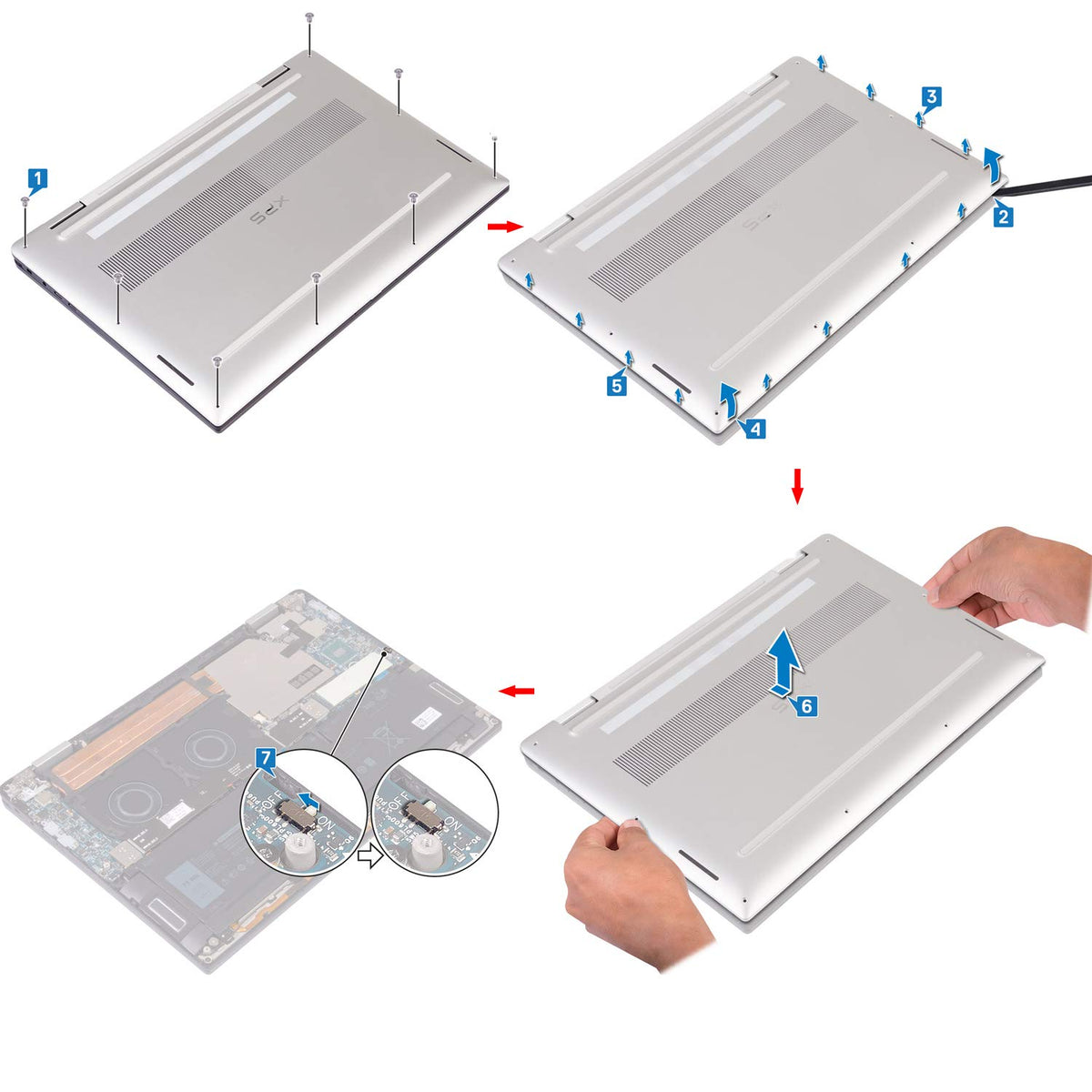 OUWEE battery next to ruler showing size for installation planning