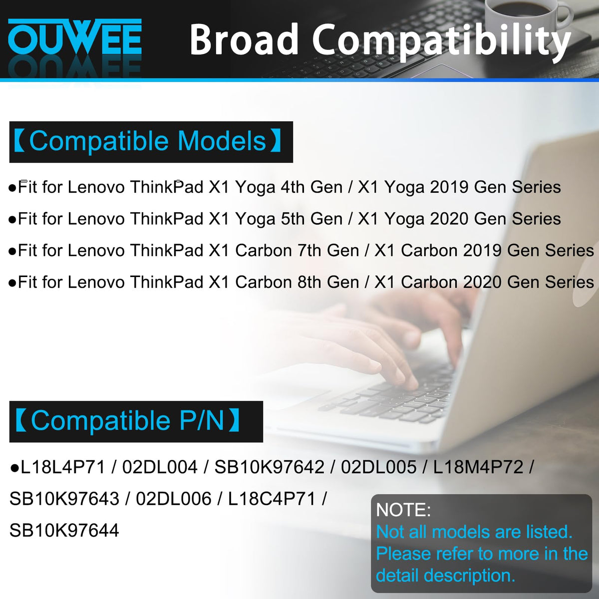 OUWEE detail of connector and contacts for precise compatibility benefit