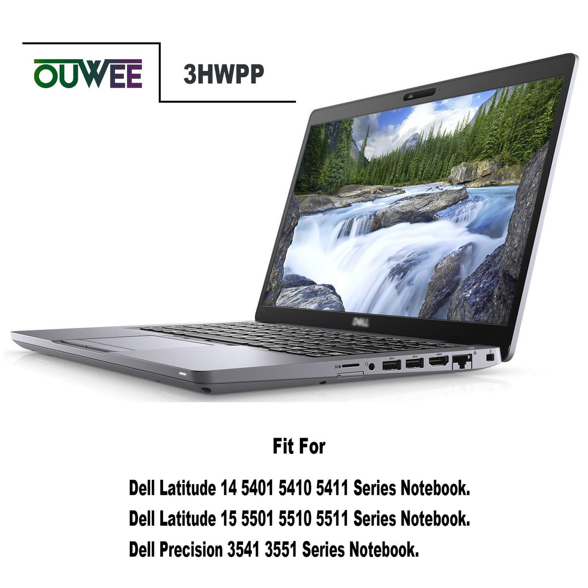 OUWEE side profile displaying thickness and mounting points for proper fit